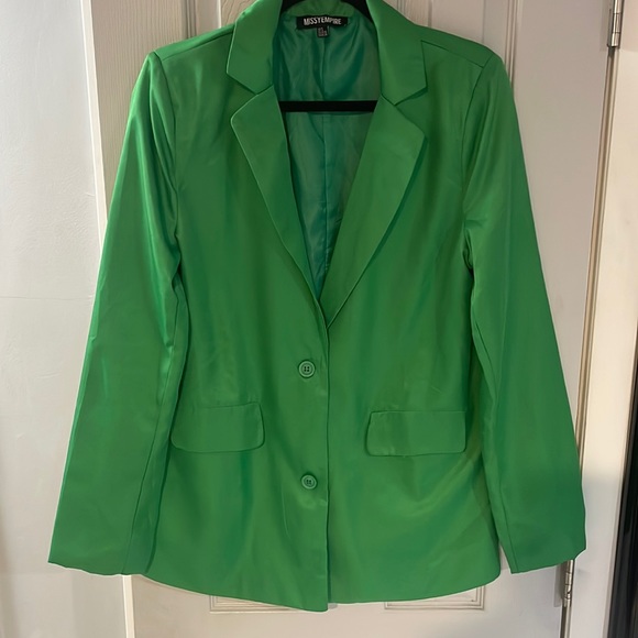 Missguided, green blazer, size small - Picture 1 of 7